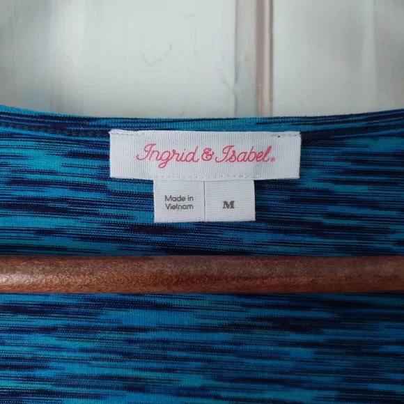 Ingrid + Isabel Static Teal Ruched Long Sleeve Bodycon Maternity Dress Sz M - Picture 5 of 9